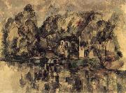 Paul Cezanne Au Bord de l-Eau oil painting reproduction